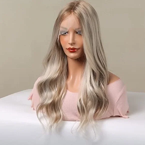 22” Blonde Highlight Lace Wig New